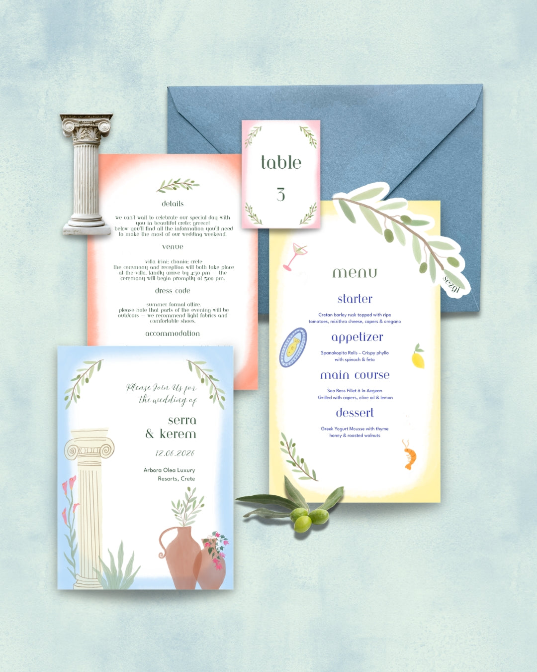 Hellas Davetiye Seti