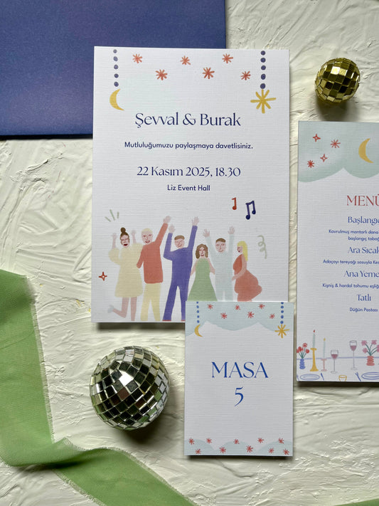 Celestial People Davetiye Seti