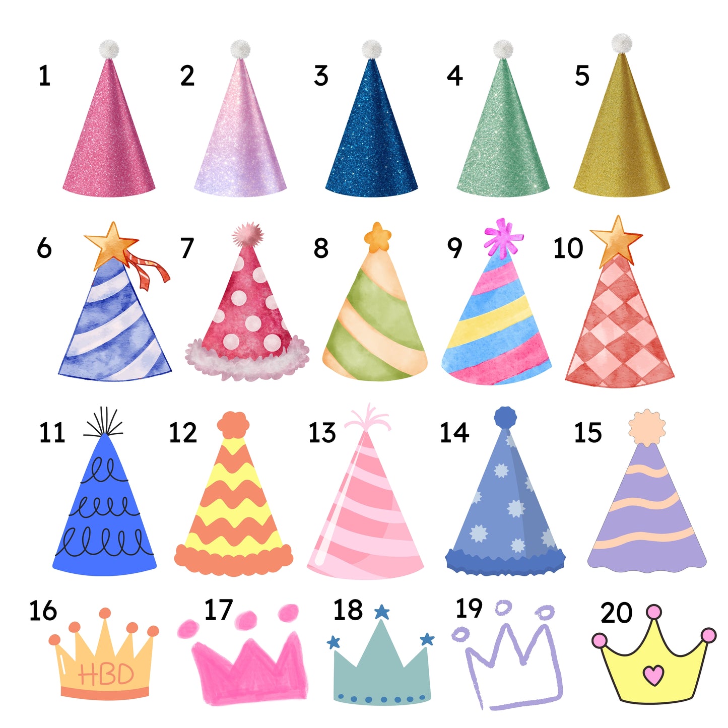 Kişiye özel fotoğraflı şapkalı model cupcake & pasta süsü - 10 adet