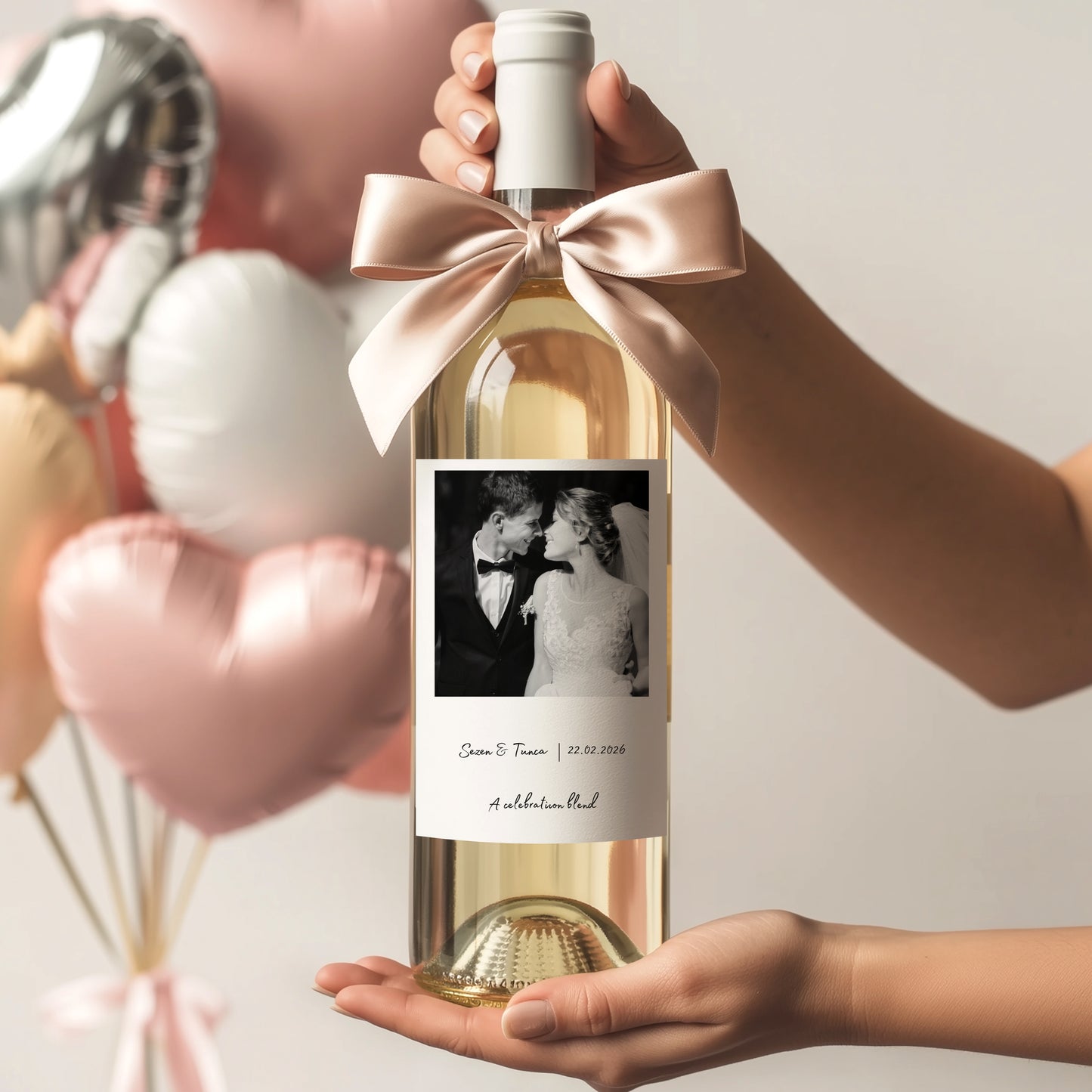 Kişiye Özel Fotoğraflı Konsept İçecek Etiketi