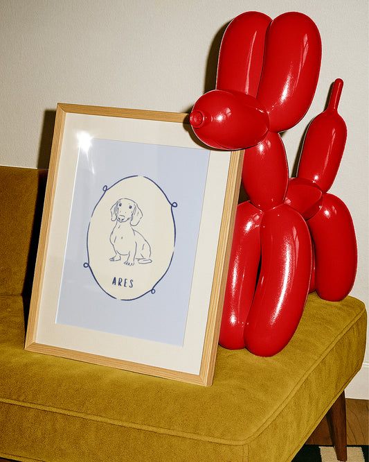 Minimal Çizgisel Evcil Hayvan Posteri 1