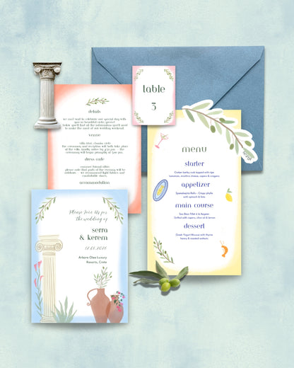 Hellas Davetiye Seti