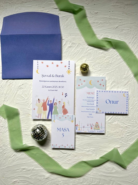 Celestial People Davetiye Seti