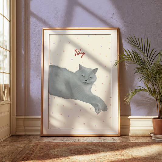 Puantiyeli Evcil Hayvan Posteri