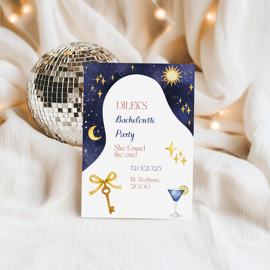 Nocturnal bekarlığa veda masa kartı - 10 adet