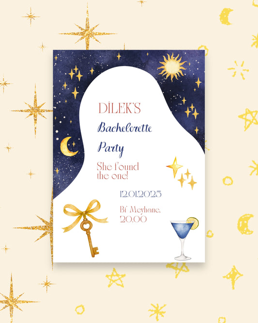 Nocturnal bekarlığa veda masa kartı - 10 adet