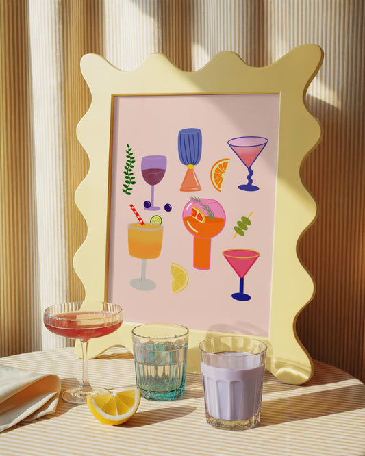 Cocktail of Colors Poster