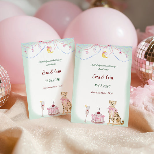 Festive Cat davetiye